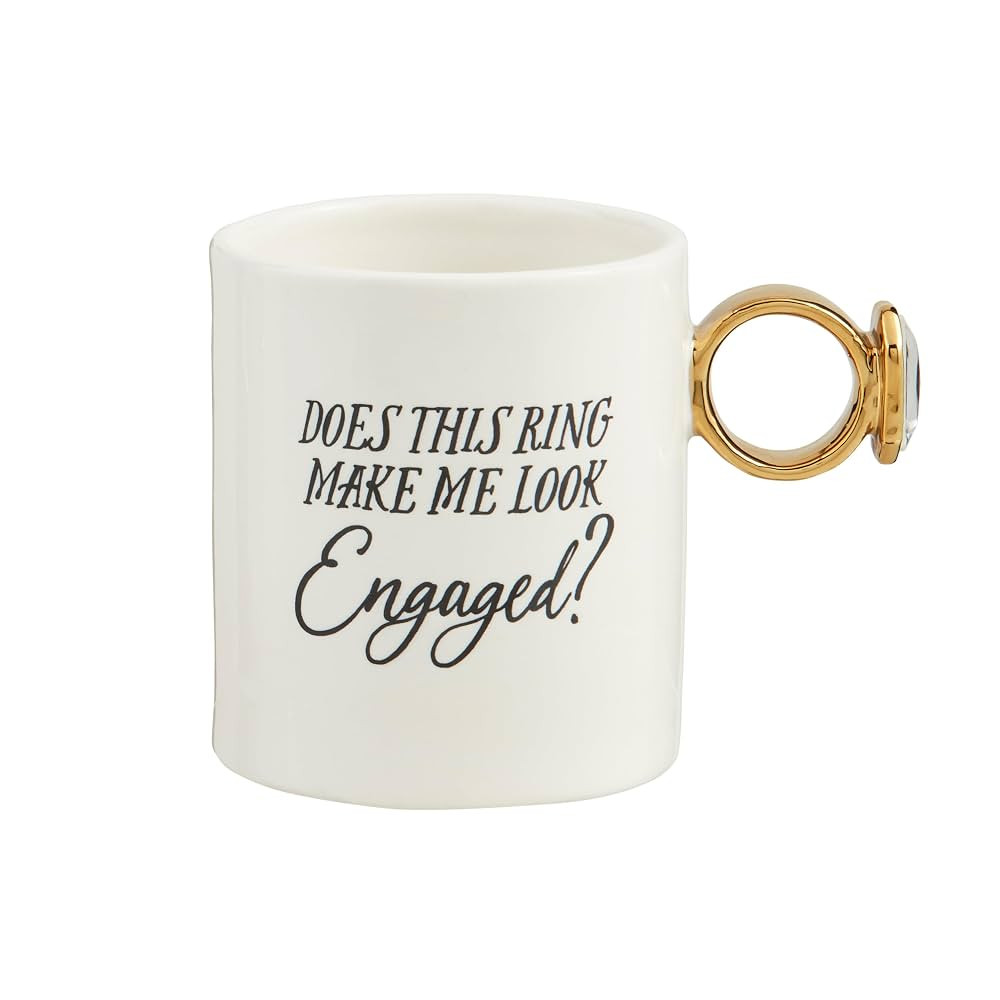 Mud Pie Ring 17 oz MUGS, Engaged | Amazon (US)