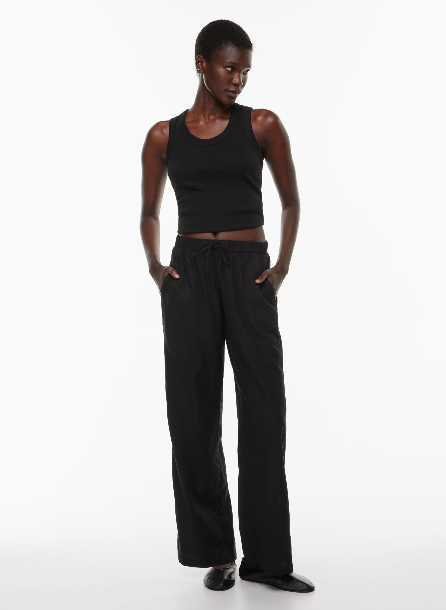 SONTAG LINEN PANT | Aritzia