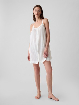 Crinkle Gauze PJ Dress | Gap (US)