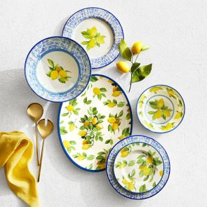Lemon Outdoor Melamine Dinnerware Collection | Williams-Sonoma