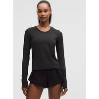 lululemon – Women's Swiftly Tech Long-Sleeve Shirt 2.0 Waist Length – Color Black – Size 16 | lululemon UK