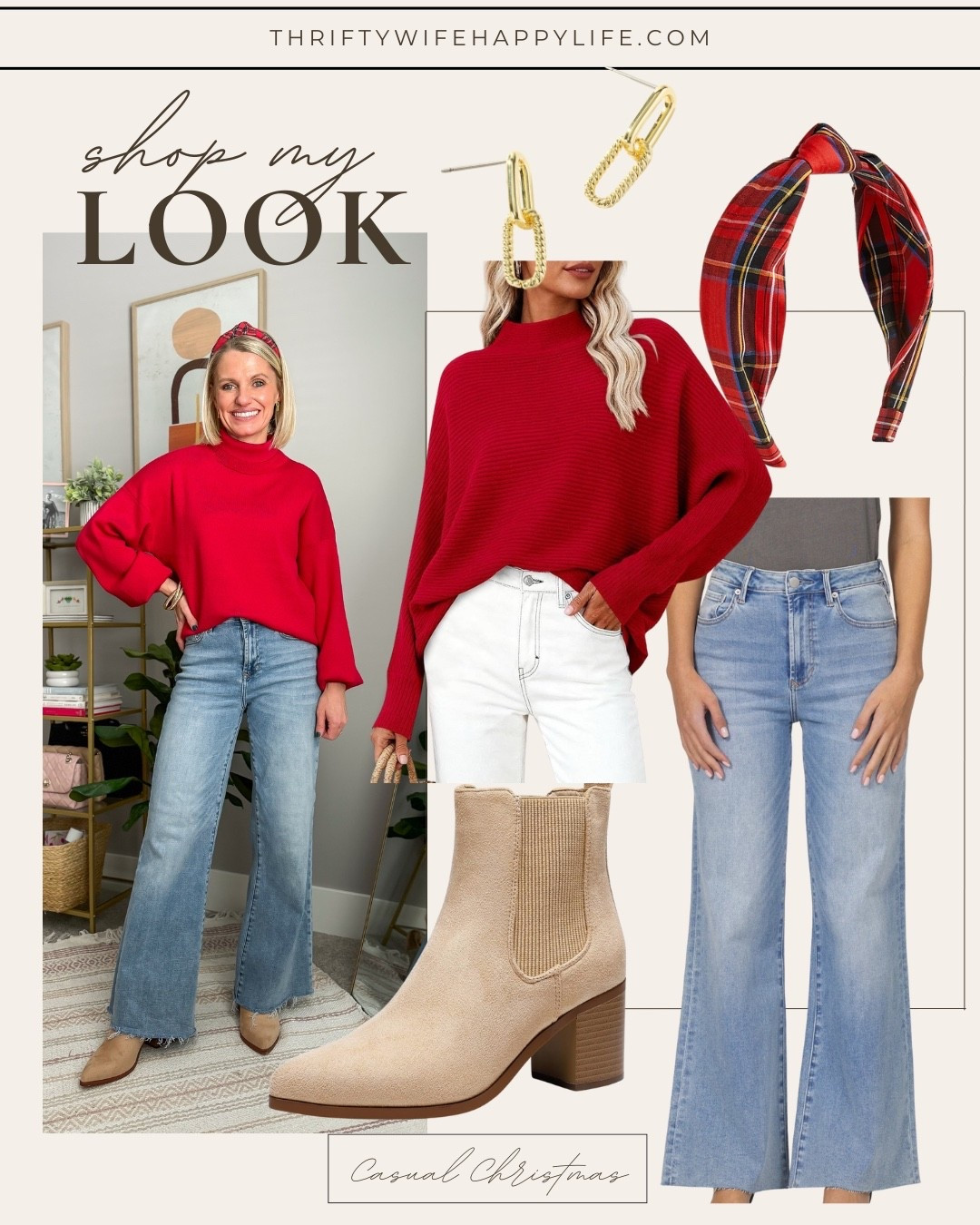 Casual Christmas Outfit! 🎄
Jeans code: katie15

#LTKHoliday #LTKOver40 #LTKSeasonal