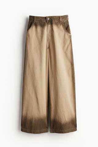 H & M - Baggy Twillhose - Beige - Damen | H&M (DE, AT, CH, NL, FI)