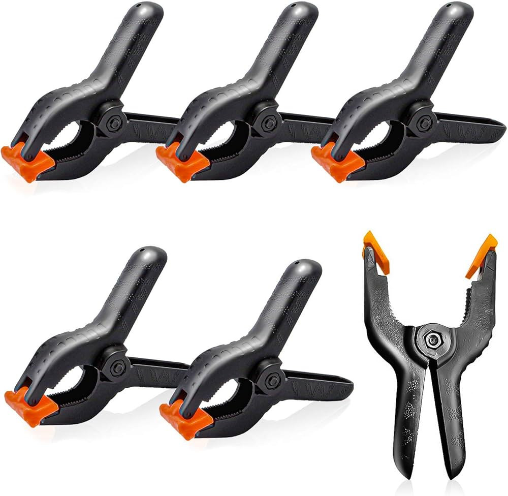 LimoStudio [6 PCS] Photo Spring Clips for Studio, Backdrop Clamp, Background Clamps, 3.75 inch Mu... | Amazon (US)