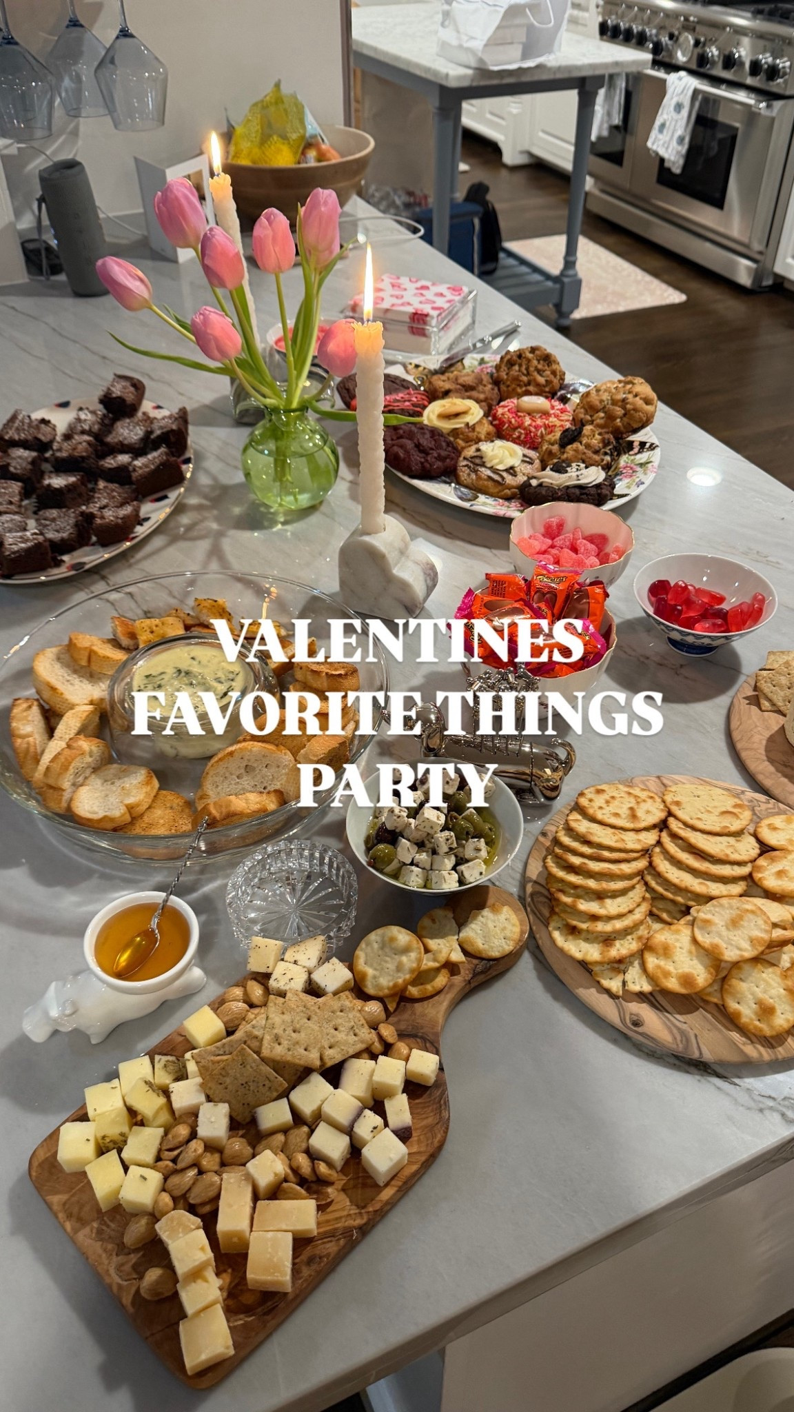 Girls night Valentine’s favorite things party! Everyone brought three things and got to leave with three things! Linked the things I could, the other things people brought were: 
Tinys milk & cookies frozen cookie dough 
Champagne
Taylor Dukes electrolytes


#LTKValentine #LTKBeauty #LTKselfcare