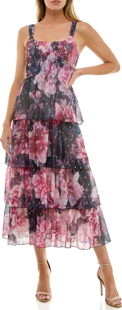 Floral Print Tiered Dress | Nordstrom