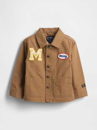 Gap × Disney Baby & Toddler Mickey Mouse Canvas Chore Jacket | Gap (US)