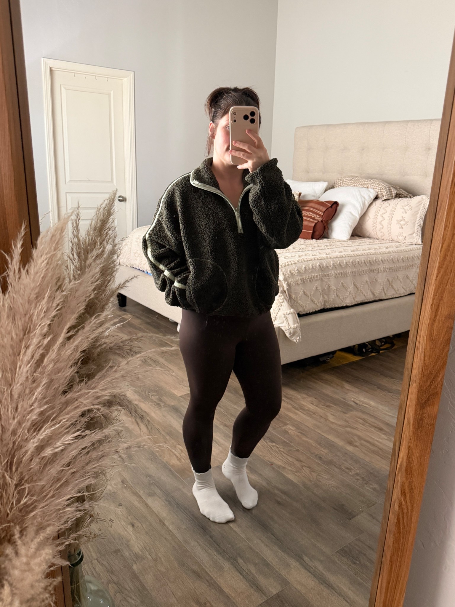 Cozy mommy OOTD! This Sherpa from Old Navy is so soft!! Loving the neutrals ✨ 

#LTKFamily #LTKSaleAlert #LTKBeauty