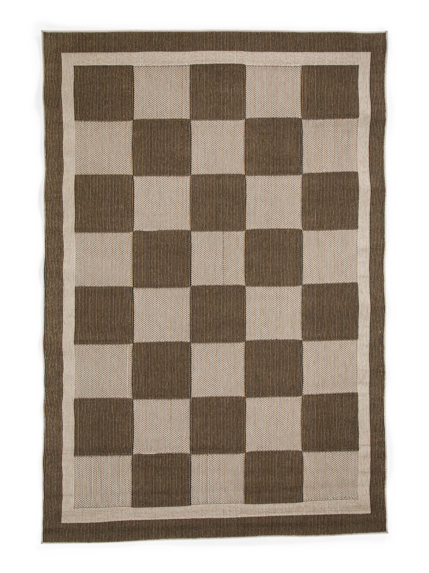 Made In Turkey Indoor Or Outdoor Checkerboard Rug | TJ Maxx
