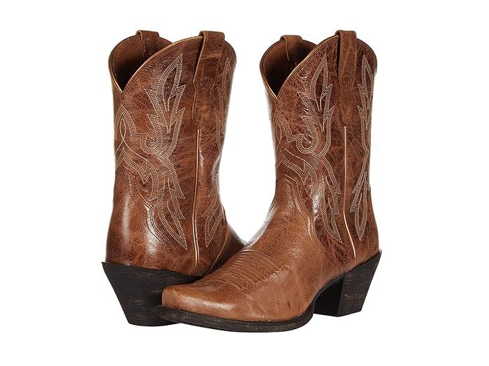 Ariat Round Up Bella (Dark Tan) Cowboy Boots | Zappos