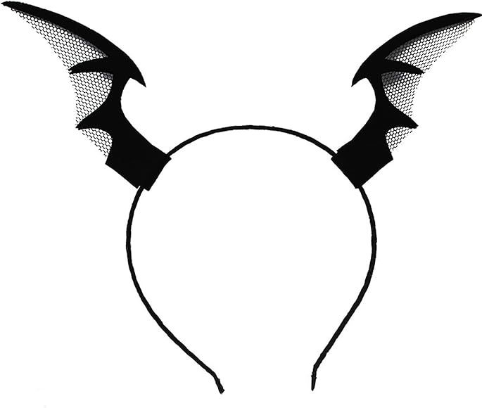 Soochat Halloween Bat Wing Headband Bat Hair Bands Bat Ears Hair Hoop for Halloween Party Cosplay... | Amazon (US)