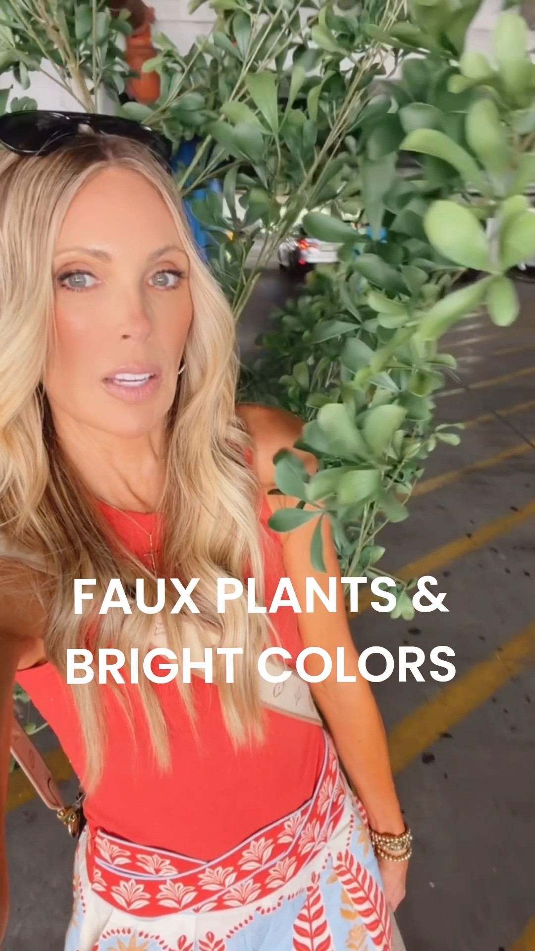 Styling my daughter's Florida apartment calls for faux trees and a shorts outfit that mixes high and low prices! 

#LTKmomlife #LTKdayinmylife