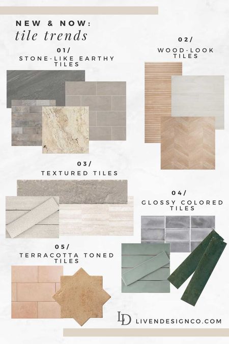 kitchen tile. floor tile. stone tile. backsplash. bathroom tile. geometric tile. hexagon tile. colored tile. glossy tile. subway tile. matte ceramic tile. wood tiles. terracotta tile. slate. travertine. marble. 

#LTKSeasonal #LTKhome #LTKstyletip