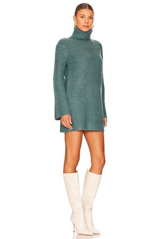 Abbie Mini Dress in Foliage Green | Revolve Clothing (Global)