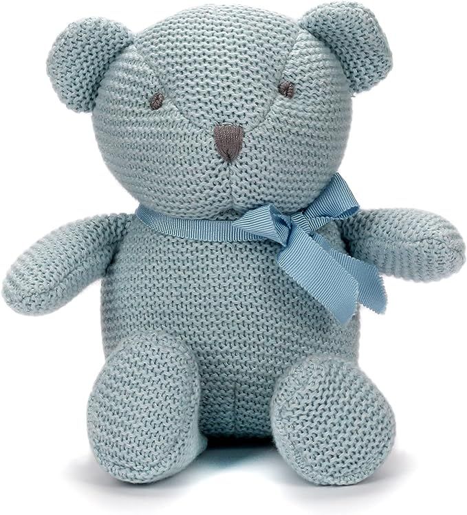 FLUFFYFUN Plush Baby Teddy Bear Stuffed Animal Toy (Blue) 6.3“ | Amazon (US)