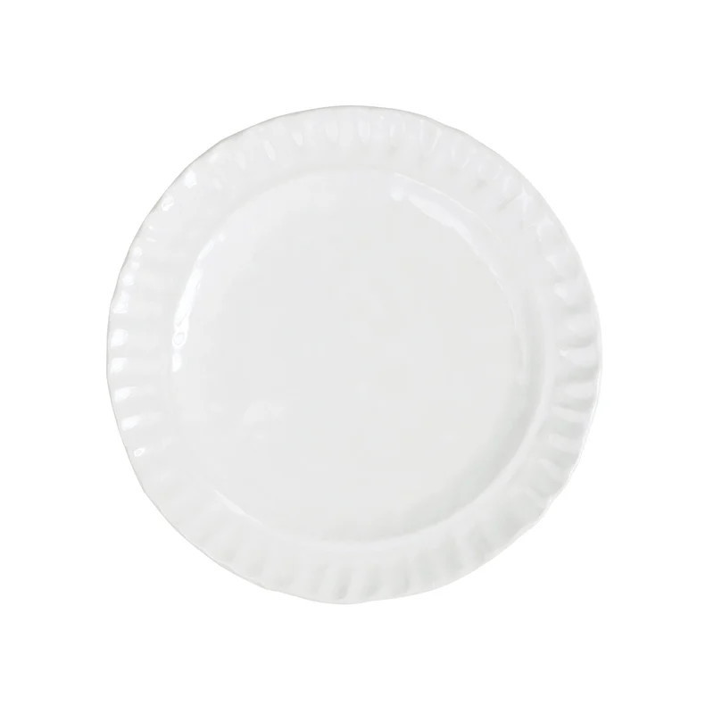 Vietri Pietra Serena Salad Plate - White | Verishop