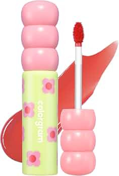 COLORGRAM Fruity Glass Tint 02 Dewy Grapefruit | Korean High Shine Lip Plumper | Glossy Lip Gloss... | Amazon (US)