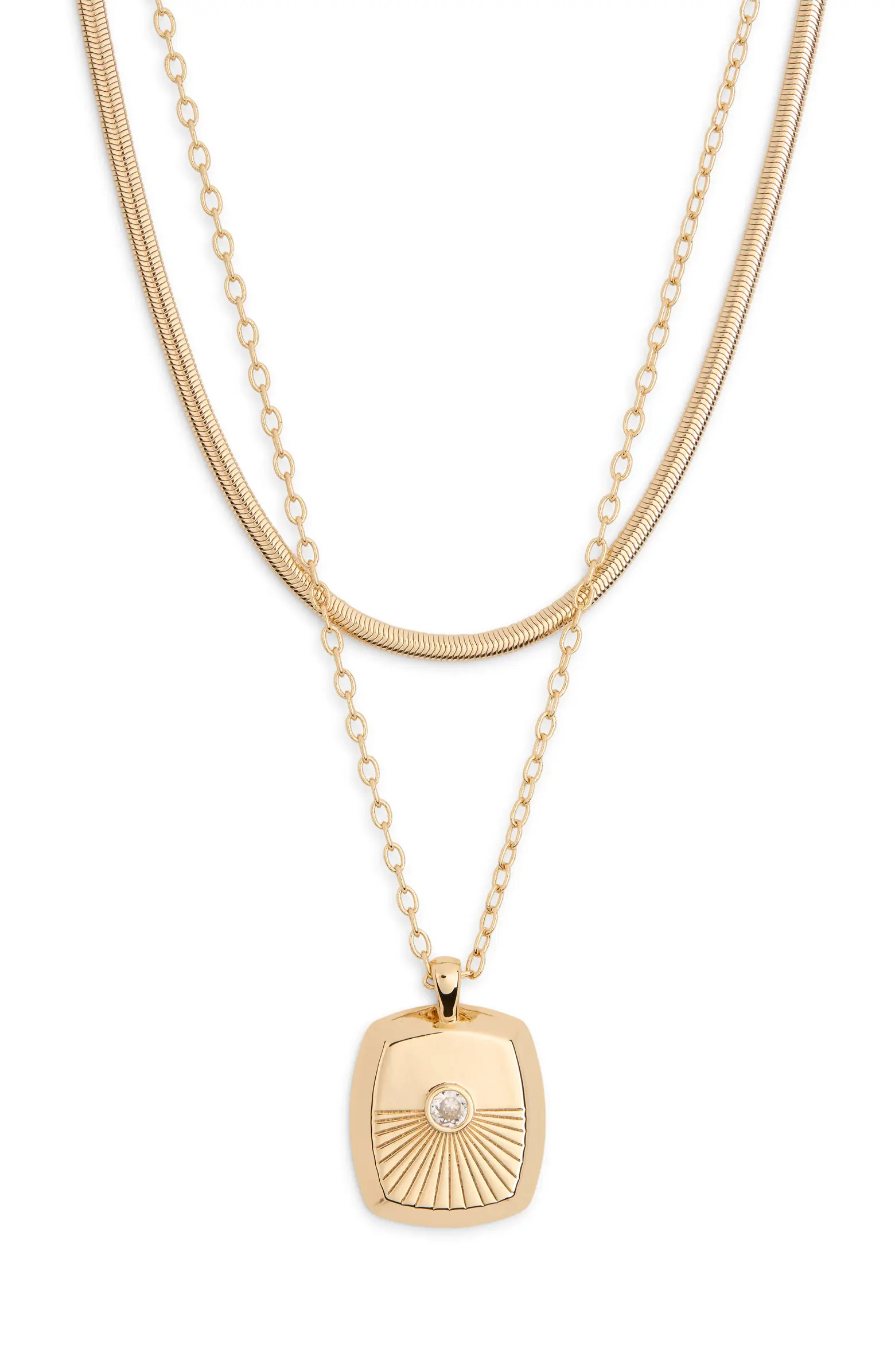 Ettika Keepsake Pendant Layered Necklace | Nordstrom | Nordstrom