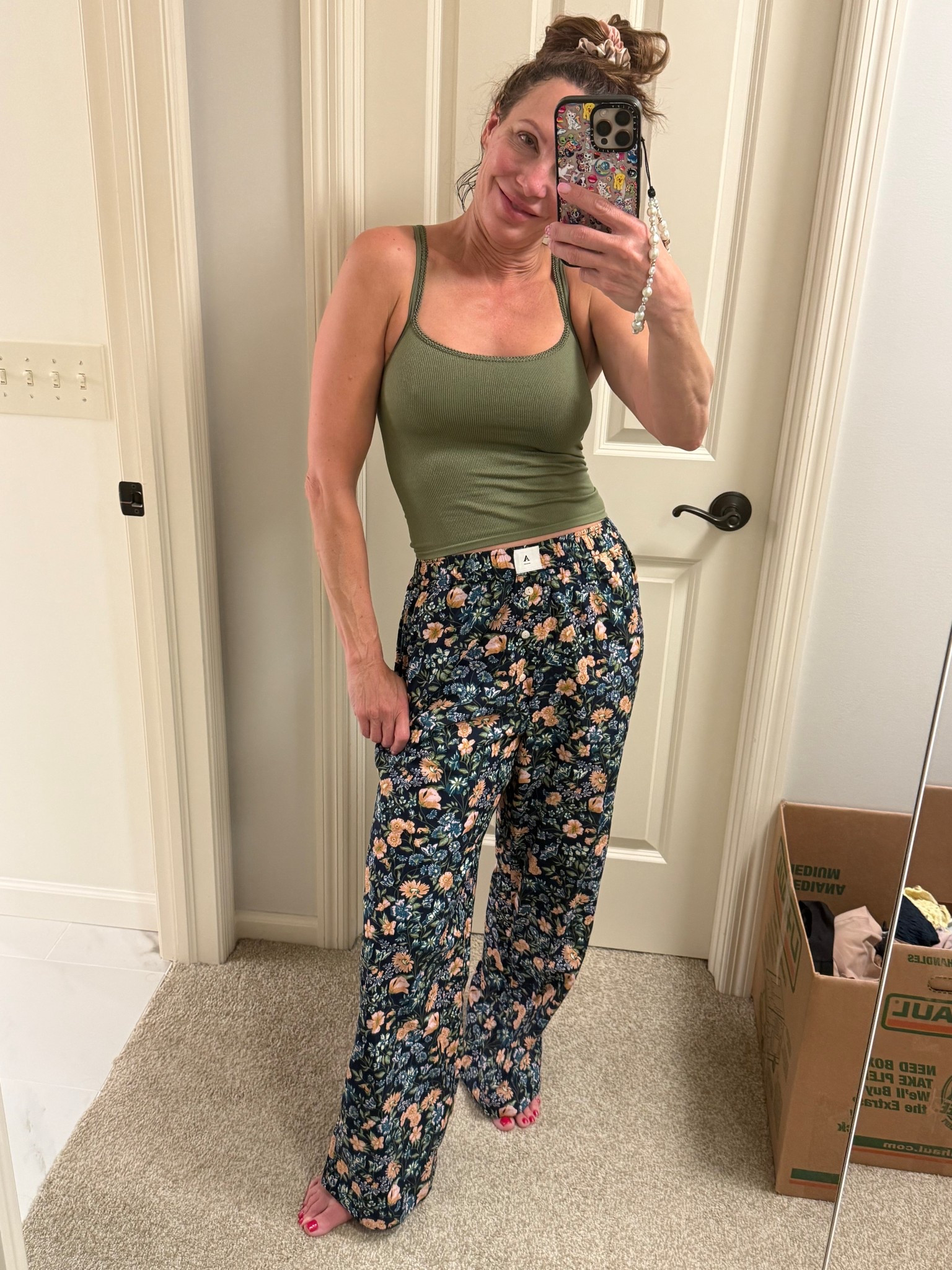 Anthro pj set! Wearing size small 

#LTKStyleTip #LTKBeauty #LTKFindsUnder100