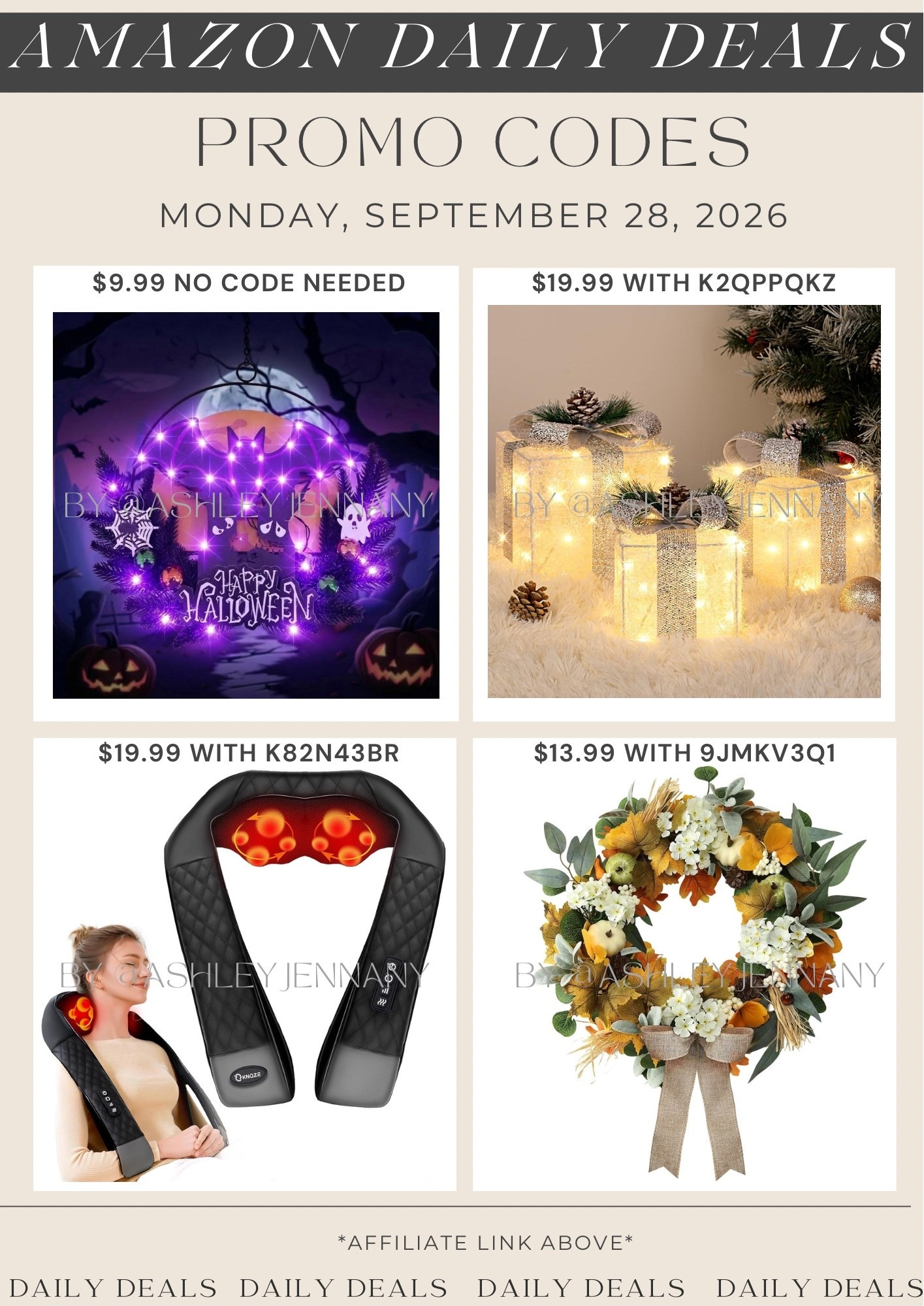 Amazon deals

#LTKSeasonal #LTKHome #LTKSaleAlert