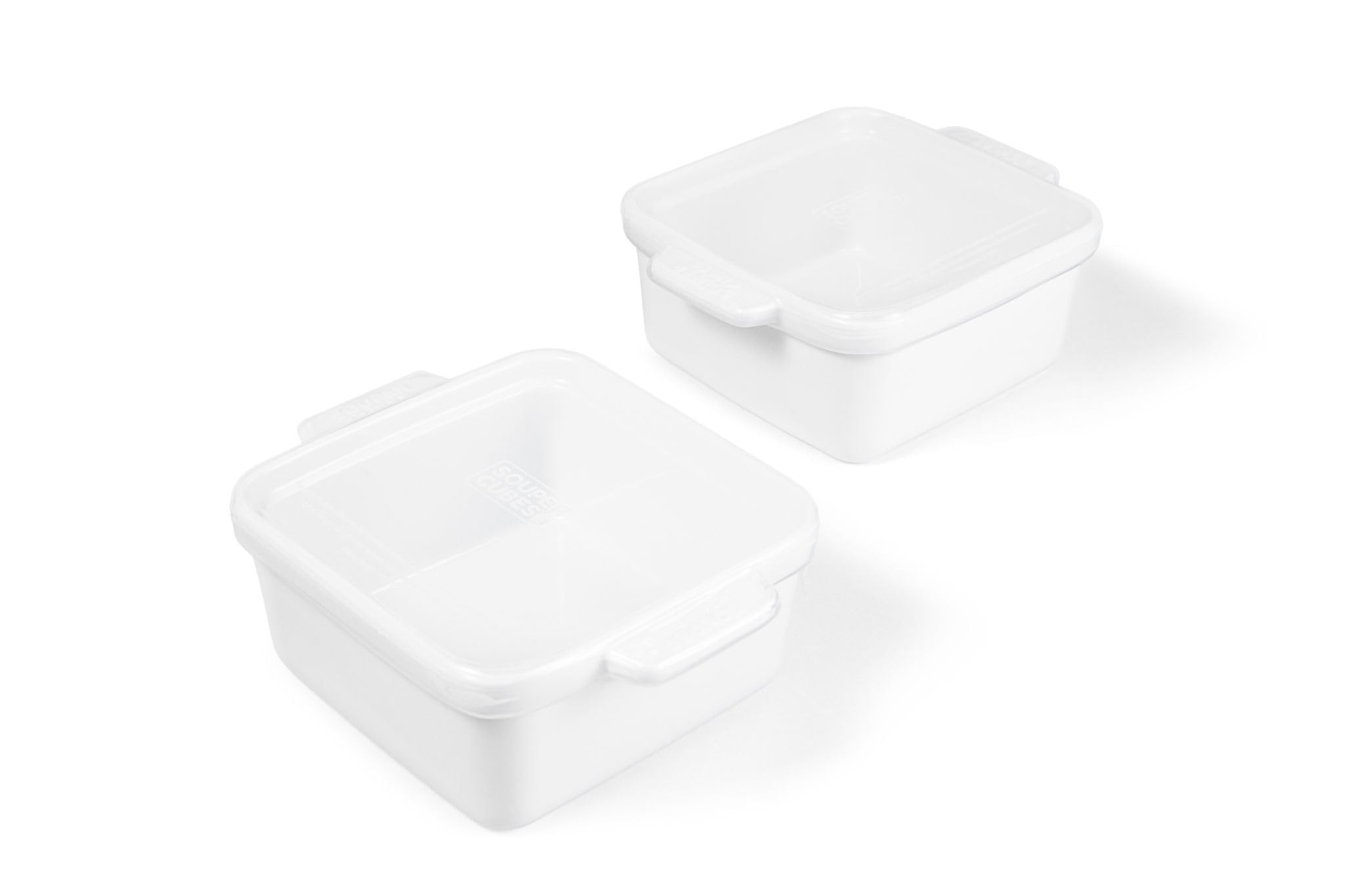 Souper Cubes Stoneware - 5" x 5" Baking Dishes for Oven with Silicone Covers, Premium Mini Cerami... | Amazon (US)