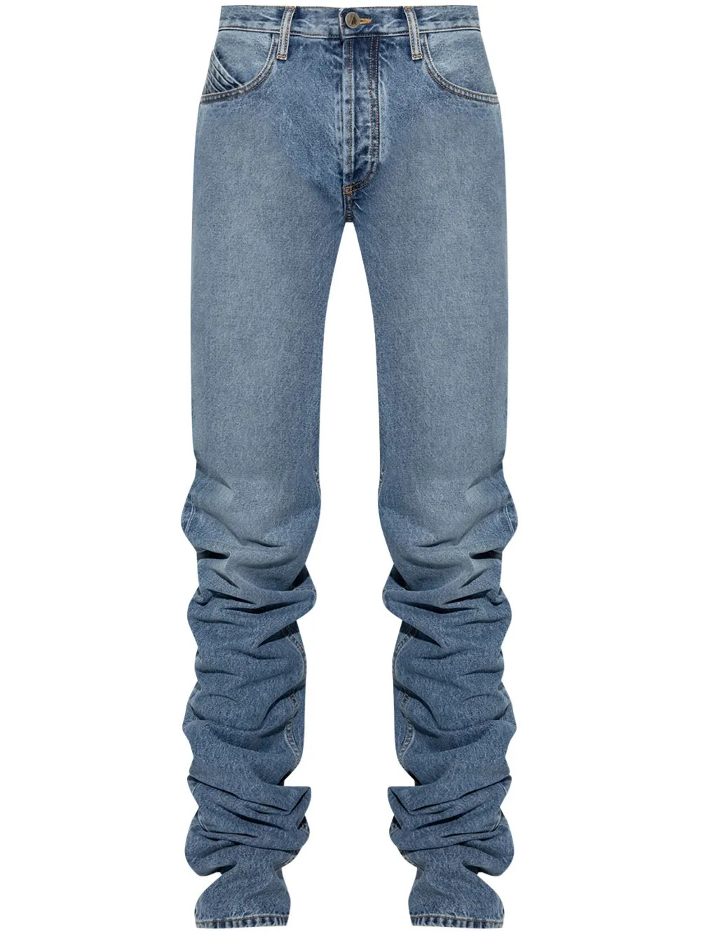 The Attico Long Jeans | Blue | FARFETCH | Farfetch Global