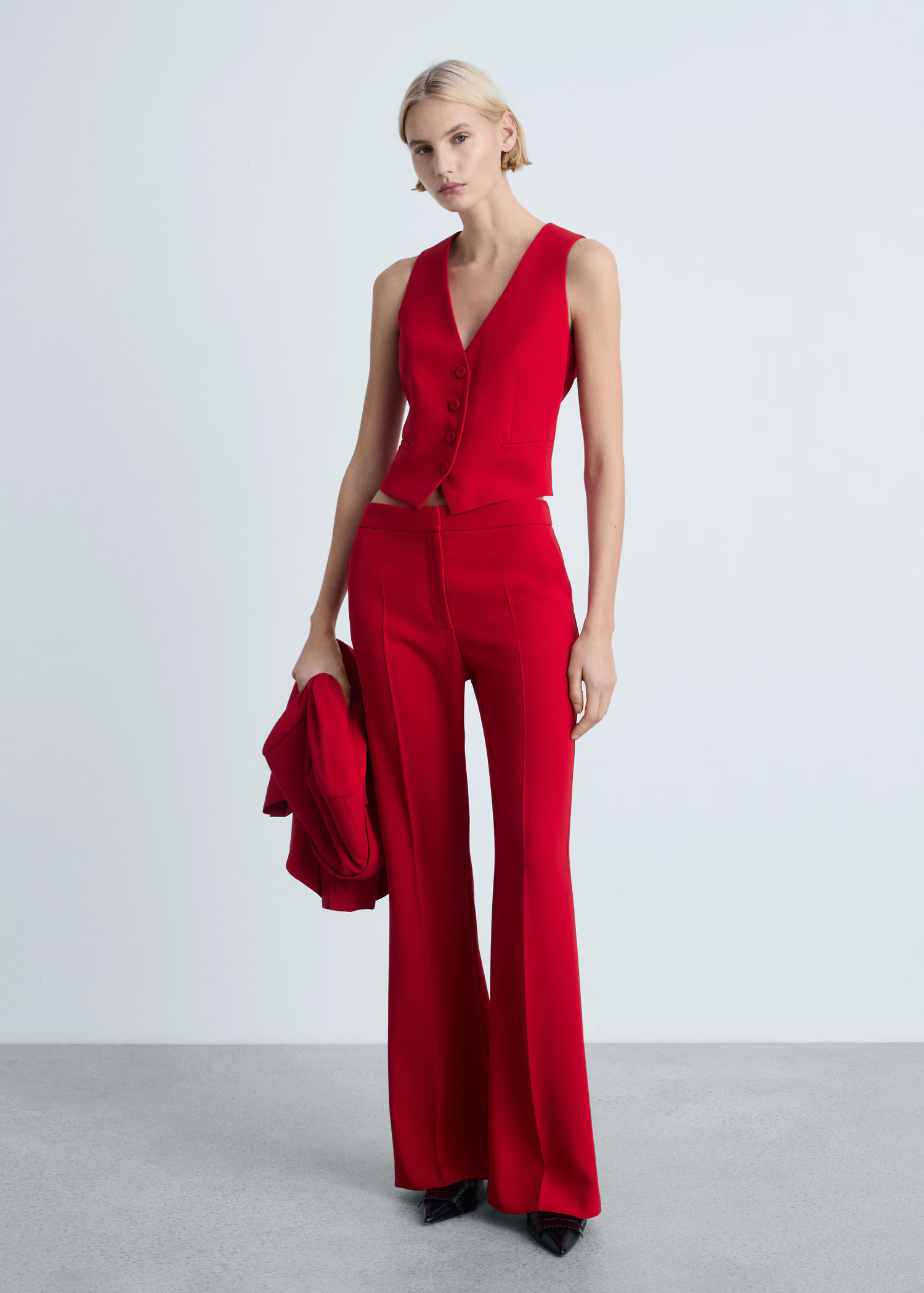 Suit waistcoat with buttons | Mango (US/MX/AU)