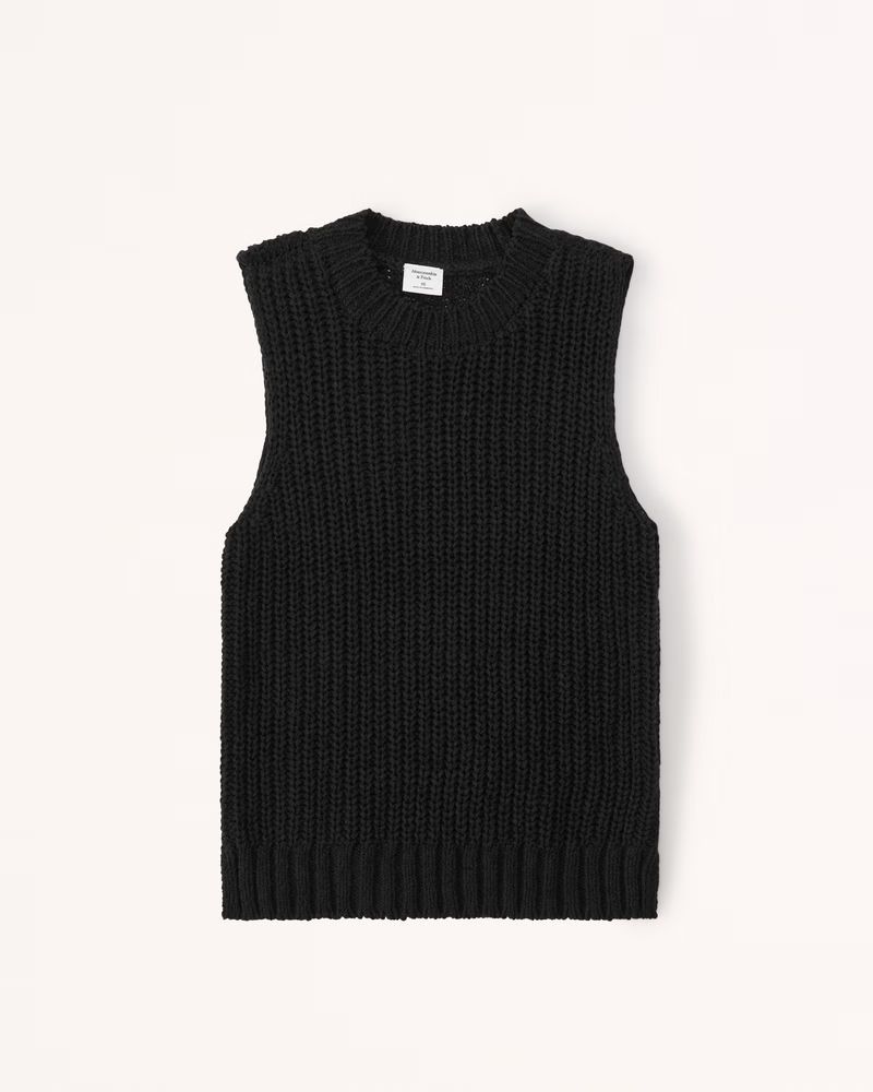 Women's Easy Shaker Sweater Tank | Women's Tops | Abercrombie.com | Abercrombie & Fitch (UK)