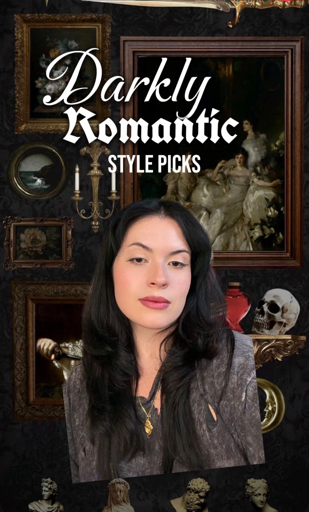 Darkly Romantic Style Picks #cottagecore #gothic