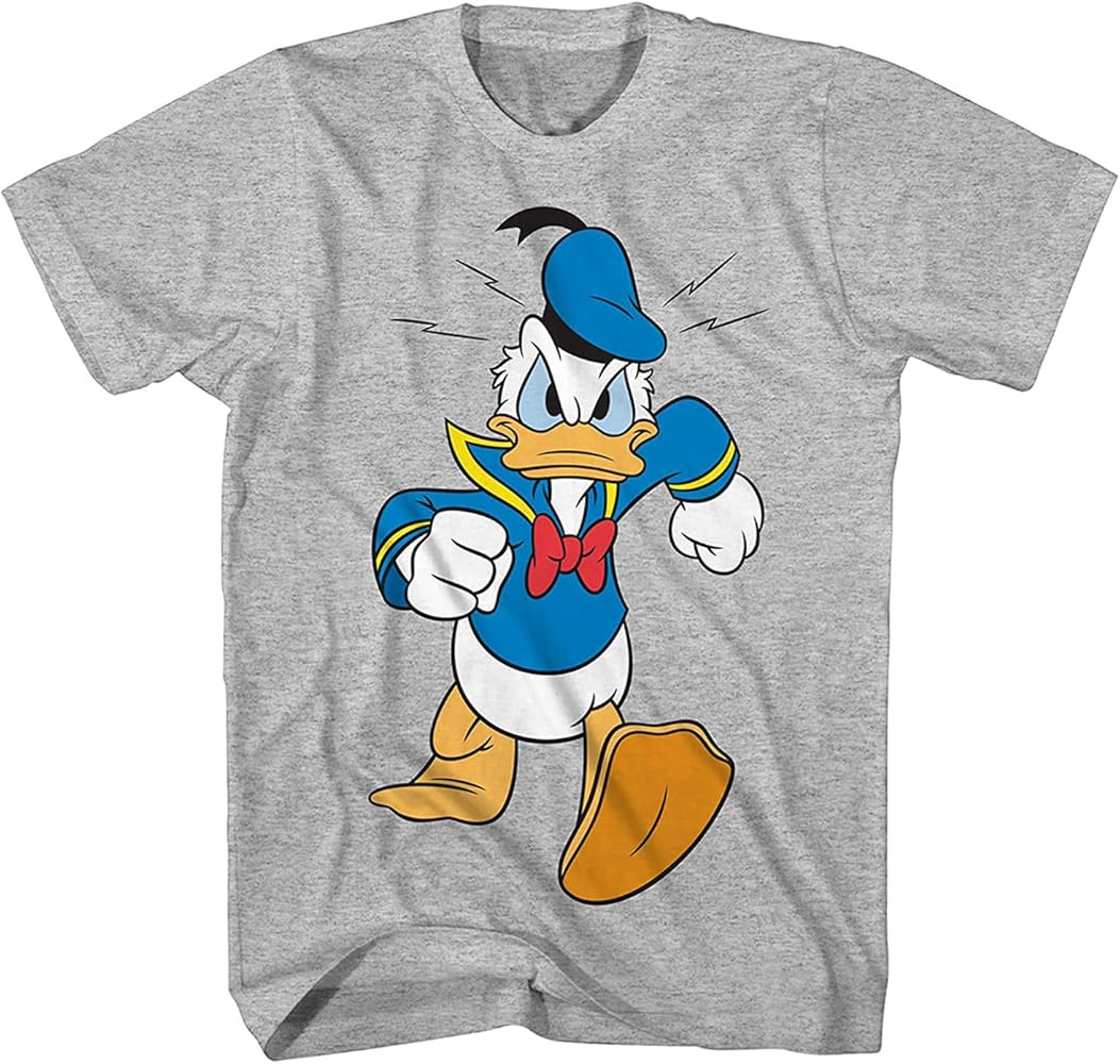 Disney Mens Donald Duck Shirt - Classic Vintage Donald Duck Tee Shirt - Donald Duck Graphic T-Shi... | Amazon (US)