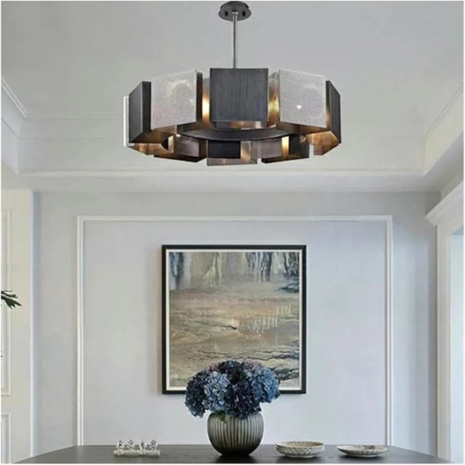 Industrial Stylish Pendant Lights Postmodern Led Luxury Metal Design Hanging Lamp for Home Decora... | Amazon (US)