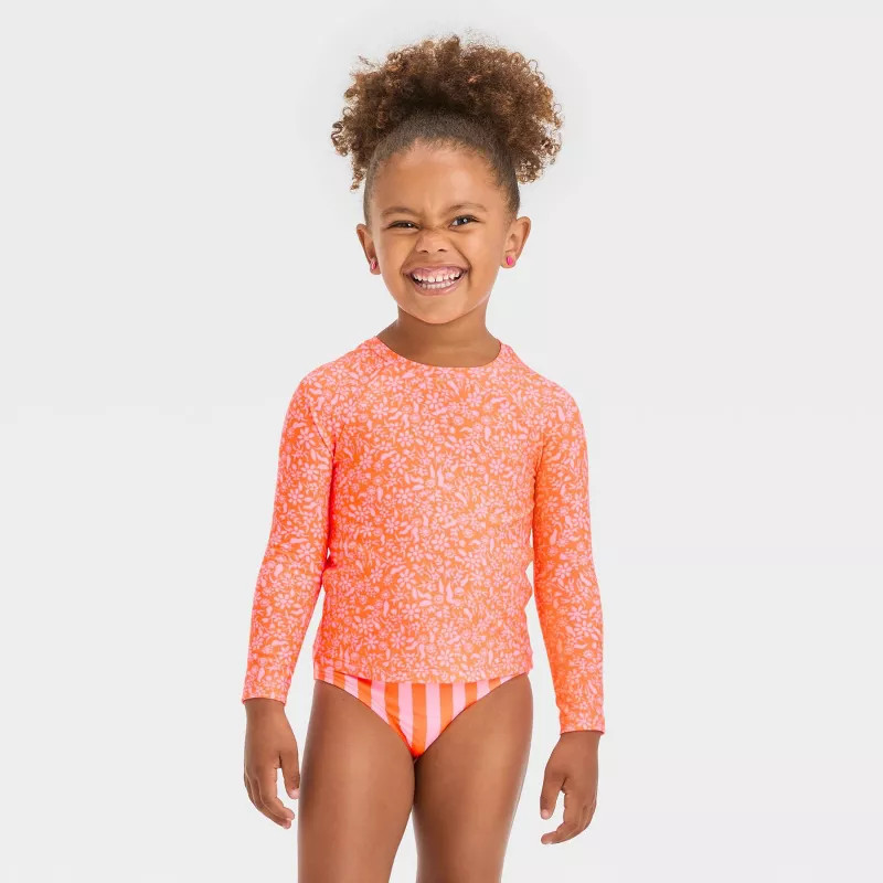 Toddler Girls' Rash Guard Set - Cat & Jack™ | Target