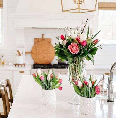 Hope you are enjoying your Easter Weekend! 🐰🌷 

Kitchen, Modern Farmhouse, Brass Fixtures, White Kitchen, Spring Flowers, Tulips 

#LTKparties #LTKstyletip #LTKhome