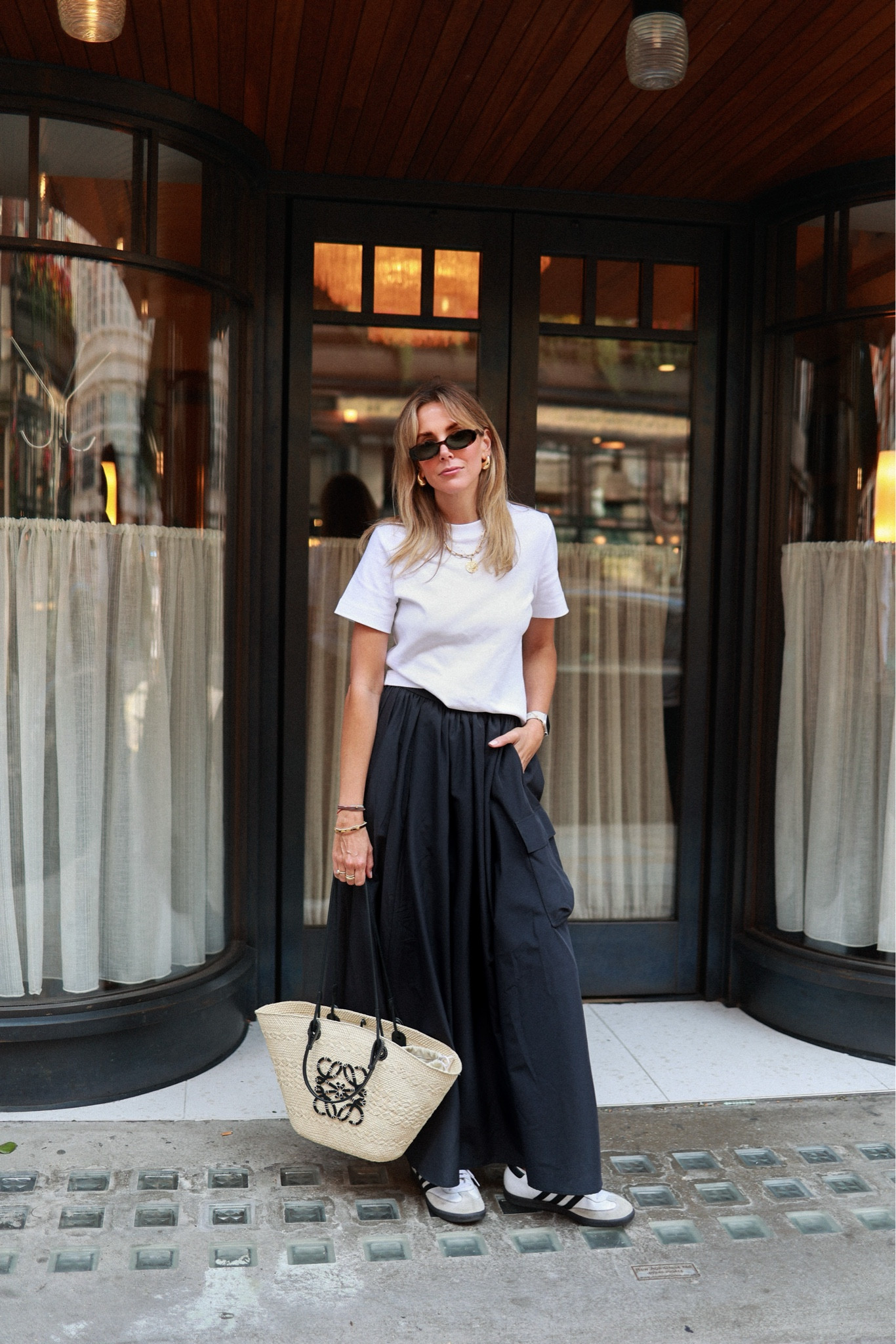 Maxi skirt
White tshirt 
Adidas Samba 
Autumn outfits 
Fall outfits 

#LTKstyletip #LTKSeasonal #LTKeurope