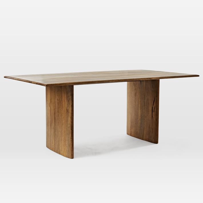 Anton Solid Wood Dining Table - Burnt Wax | West Elm (US)