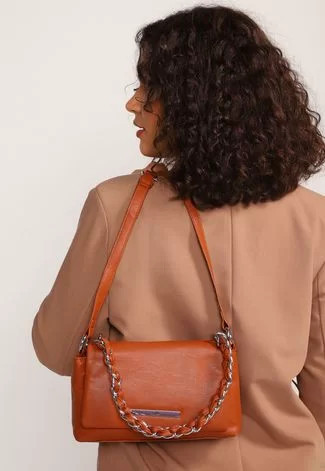 Bolsa Santa Lolla Alça Trançada Caramelo | Dafiti (BR)