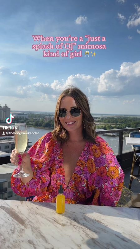 Sometimes you just have to bring your own OJ for your champagne 😉

Romper, summer outfit 

#LTKTravel #LTKVideo #LTKStyleTip