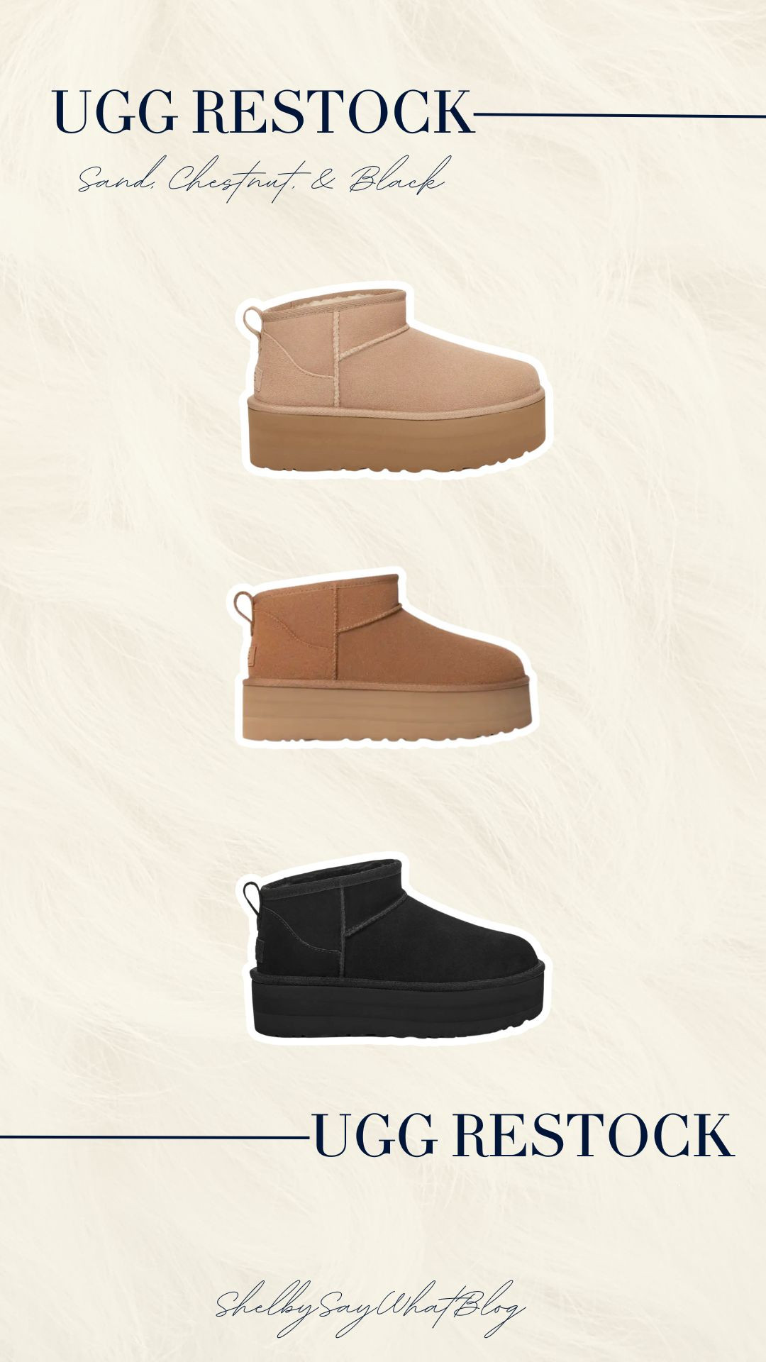 UGG Classic Ultra Mini Platform Restock in 3 colors!! 🤩 I LOVE the Sand color. Such a great neutral. They are already going fast! 🏃‍♀️ 

 #LTKSeasonal #LTKStyleTip #LTKShoeCrush