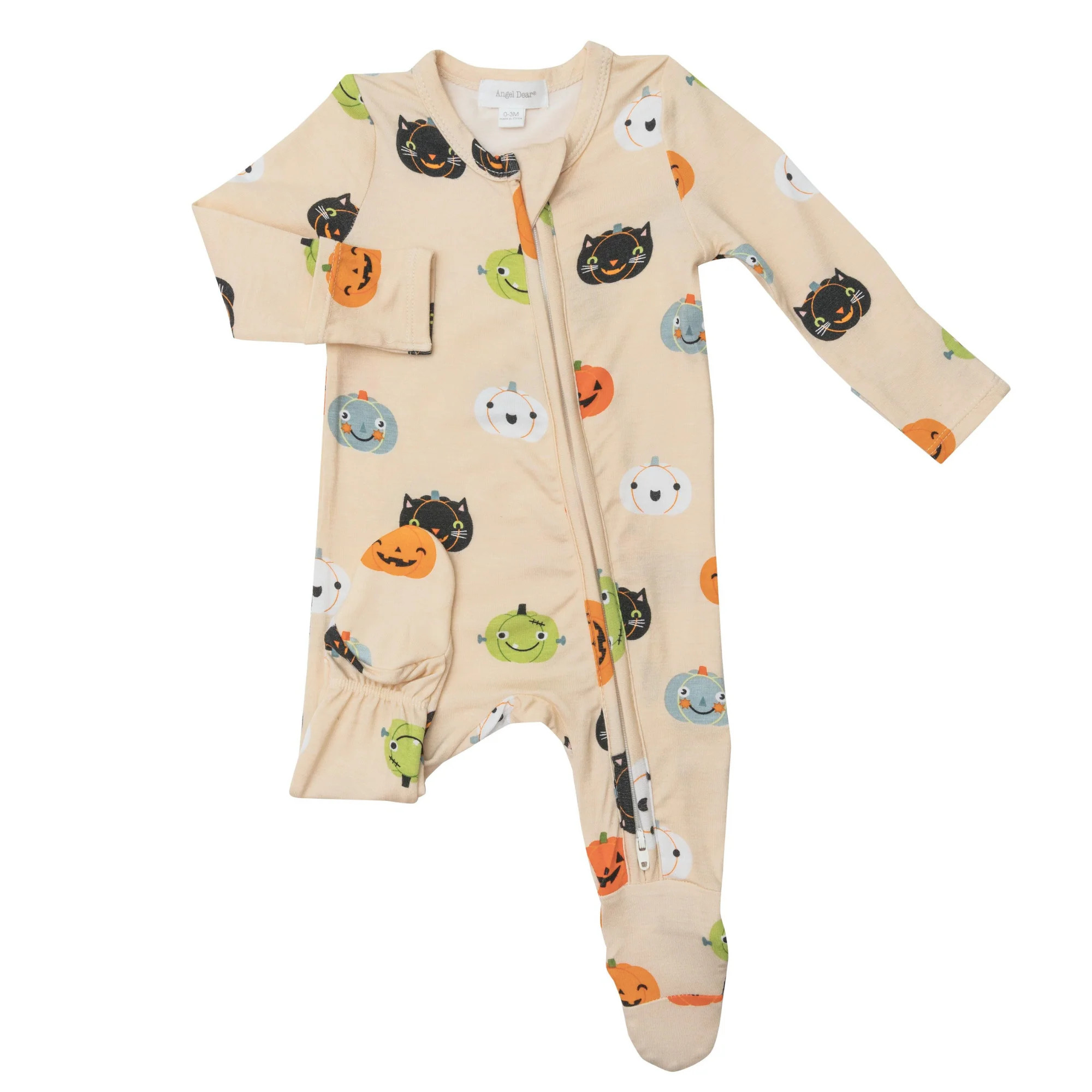 Zip Footie, Halloween Pumpkins | SpearmintLOVE