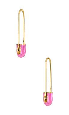 BaubleBar Tapa 18k Gold Vermeil Earrings in Pink from Revolve.com | Revolve Clothing (Global)