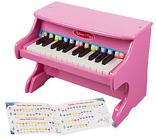 Melissa & Doug Pink Piano | QVC