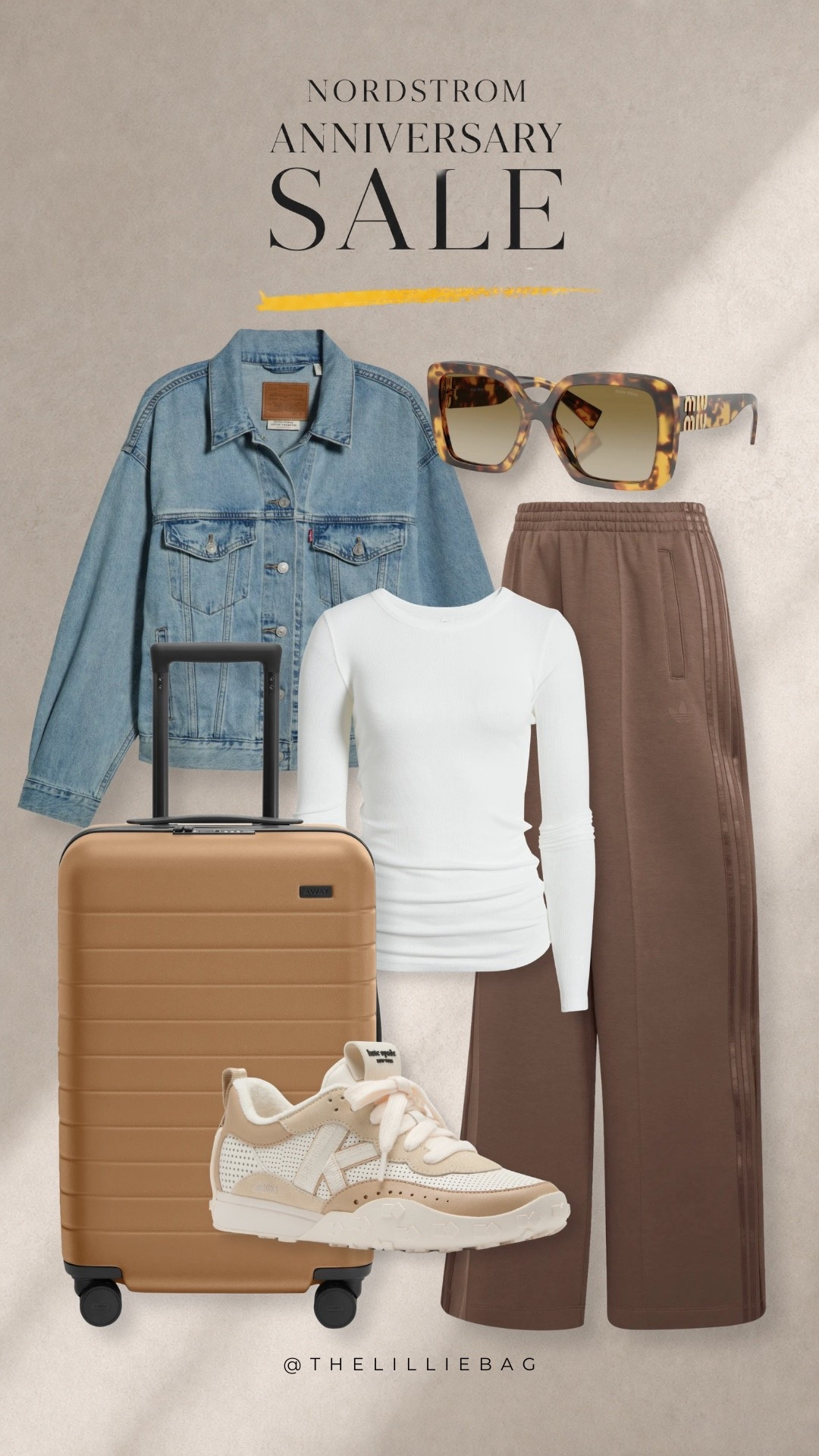 The NSALE is live! ✈️ If you’re traveling this fall, these are the pieces I’d pack on repeat. Comfortable layers, neutral sneakers, elevated basics, and luggage you’ll use for years.

So many good finds this year!

Nordstrom Anniversary Sale. NSALE. Travel outfit. Neutral outfit. Adidas pants. Denim jacket. White basics. Away luggage. Sneakers. Airport outfit. Fall travel.

#LTKootd #LTKTravel #LTKSaleAlert
