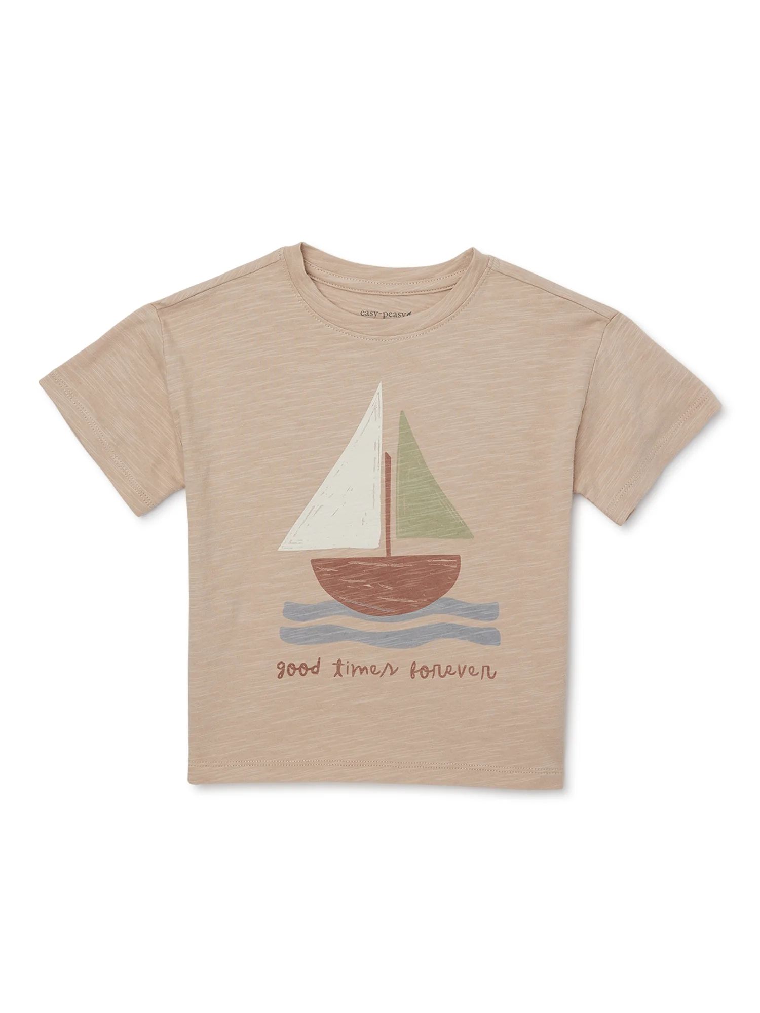 easy-peasy Toddler Boy Short Sleeve Graphic T-Shirt, Sizes 18M-5T - Walmart.com | Walmart (US)