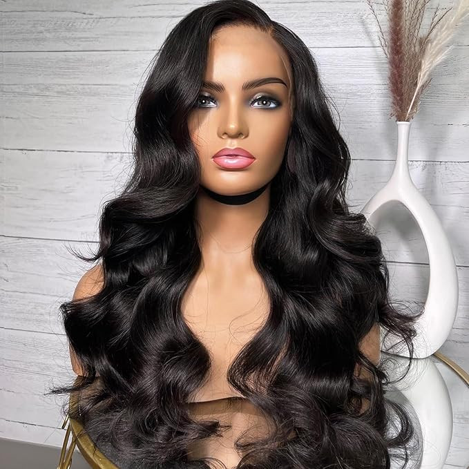 BEEOS 5x5 SKINLIKE Real HD Lace Closure Wig, 250% Density Body Wave Human Hair 0.1mm Ultra-thin I... | Amazon (US)