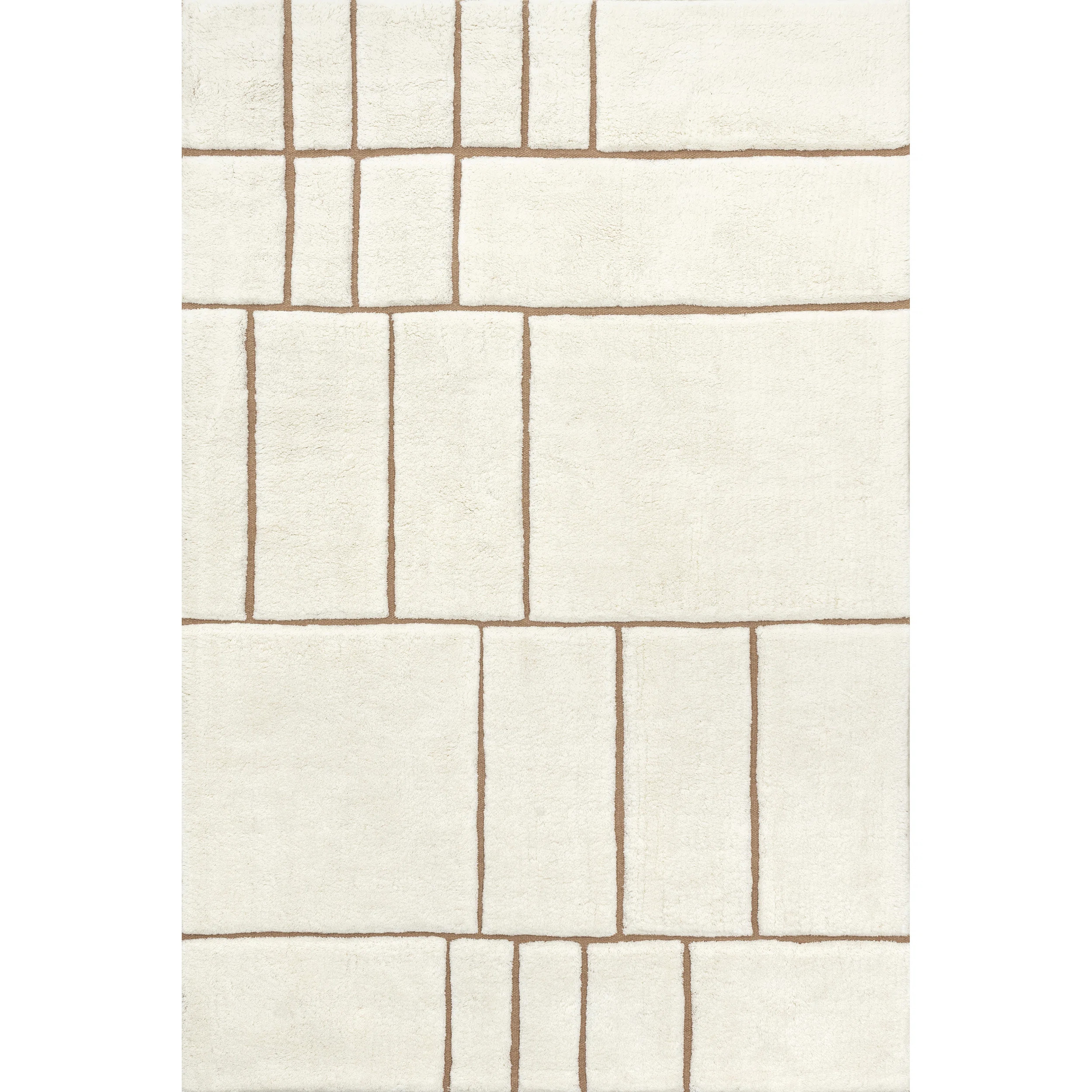 Ivy Bronx Brega Geometric New Zealand Wool Area Rug & Reviews | Wayfair | Wayfair North America