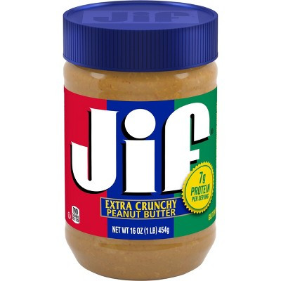 Jif Extra Crunchy Peanut Butter - 16oz | Target