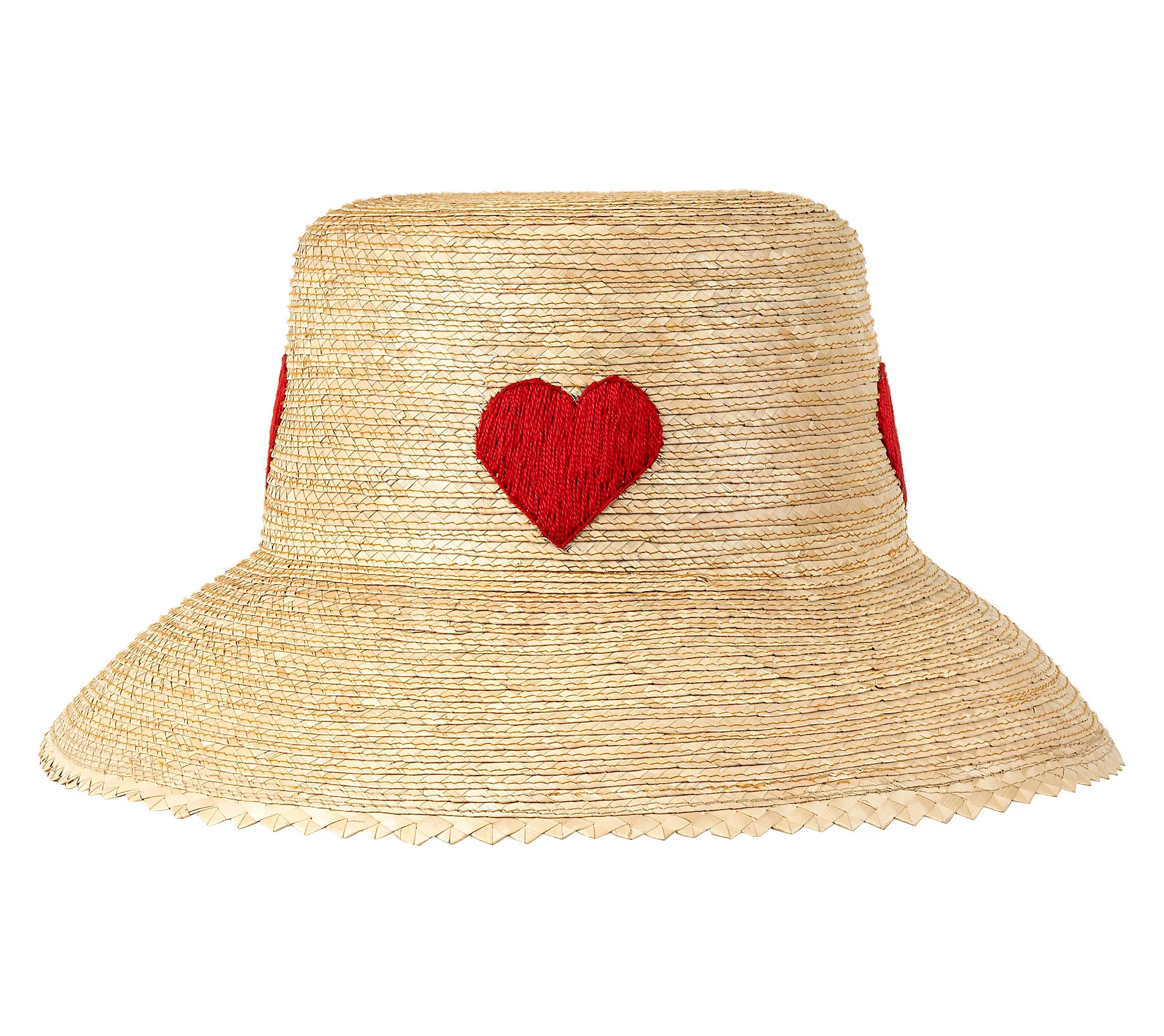 Sunshine Tienda Palm Bucket Hat with Cotton Sti tched Details | QVC