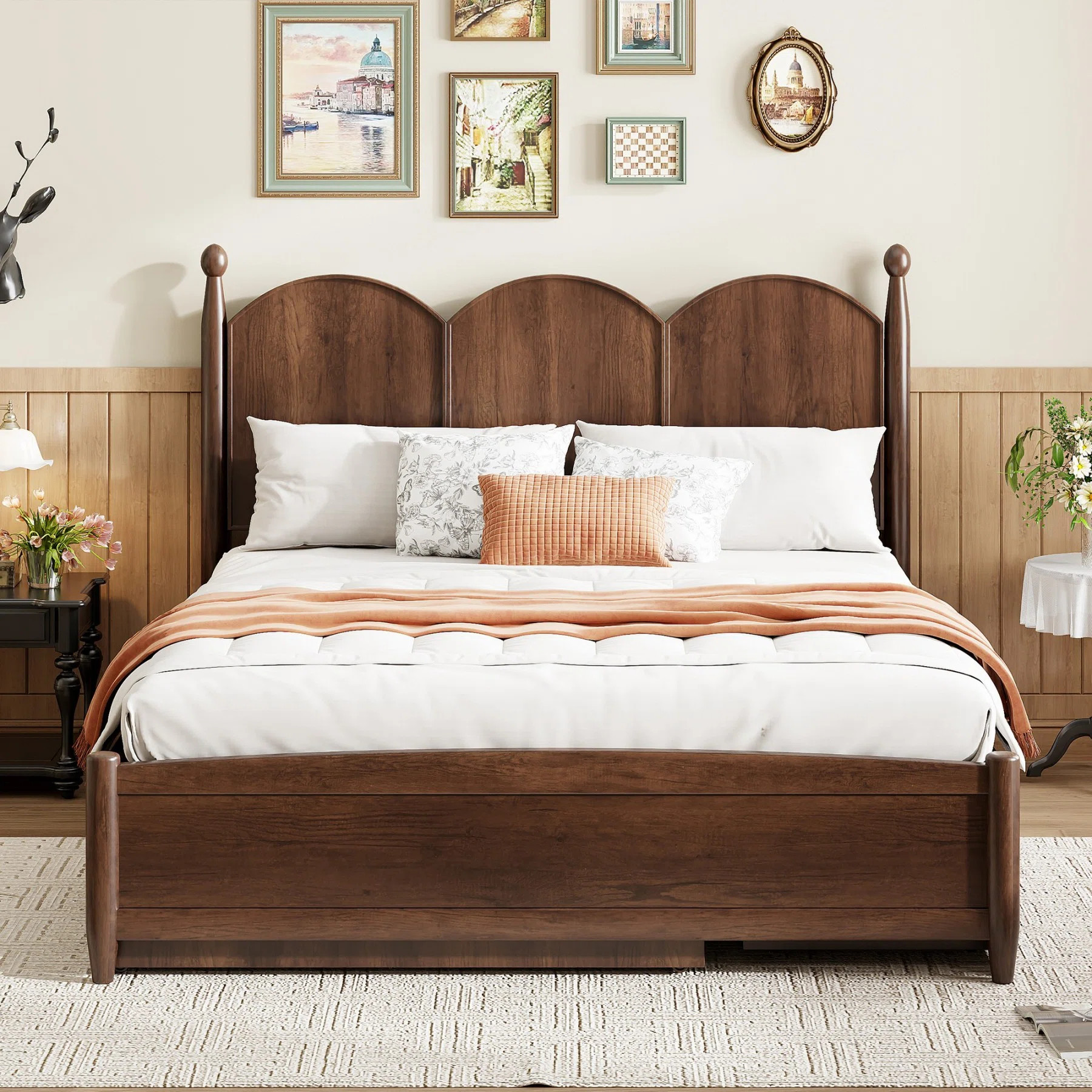 Platform Bed With with 2 Big Drawers | Wayfair North America