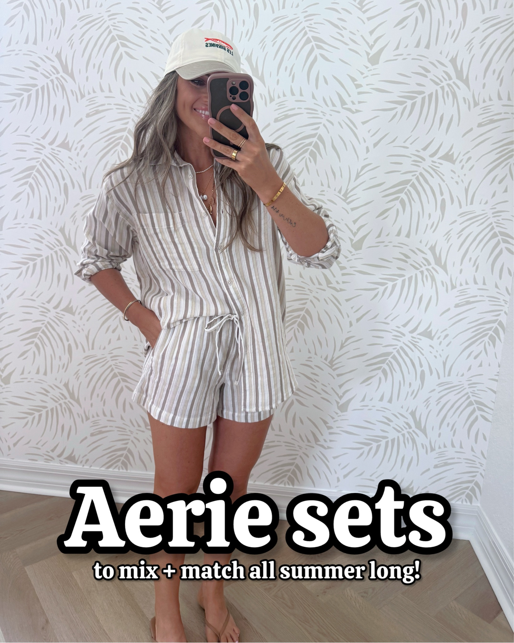 @aerie code just for us!!!! Use code LIZ20 to get my favorites ON SALE!! Hurry though— my code only lasts through Saturday. For reference: I sized down to XS in everything except the denim shorts and activewear bottoms (in my true S in those!). 🫶🏻 

@Aerie aerie #aeriereal #aeriepartner #ad #aerie 
