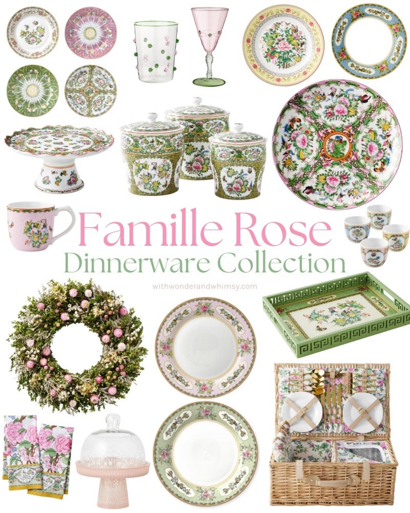 Famille Rose Dinnerware Collection from Williams Sonoma 🍽️🩷

Easter table, spring table, tablescape, pastel dishes, floral dishes, table setting, platter, cake stand, picnic basket, canisters 

#LTKHome #LTKSeasonal